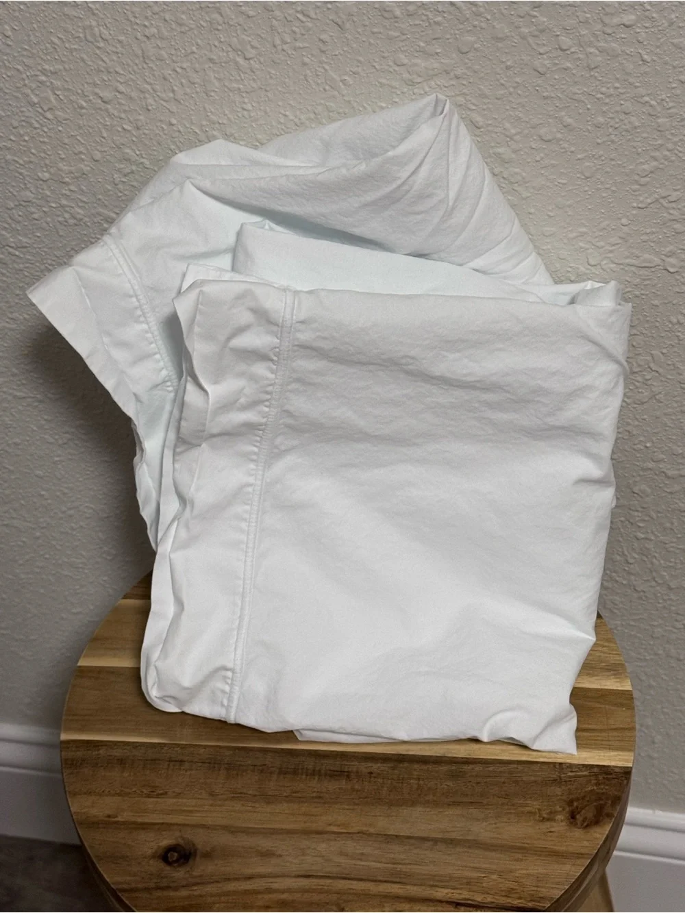 Frette One Bourdon White King Pillowcase Pair - Made in Portugal